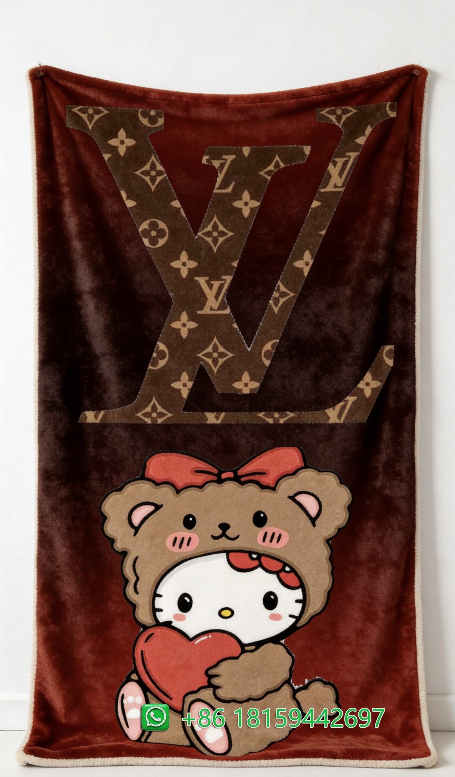 Louis Vuitton Throw Blankets